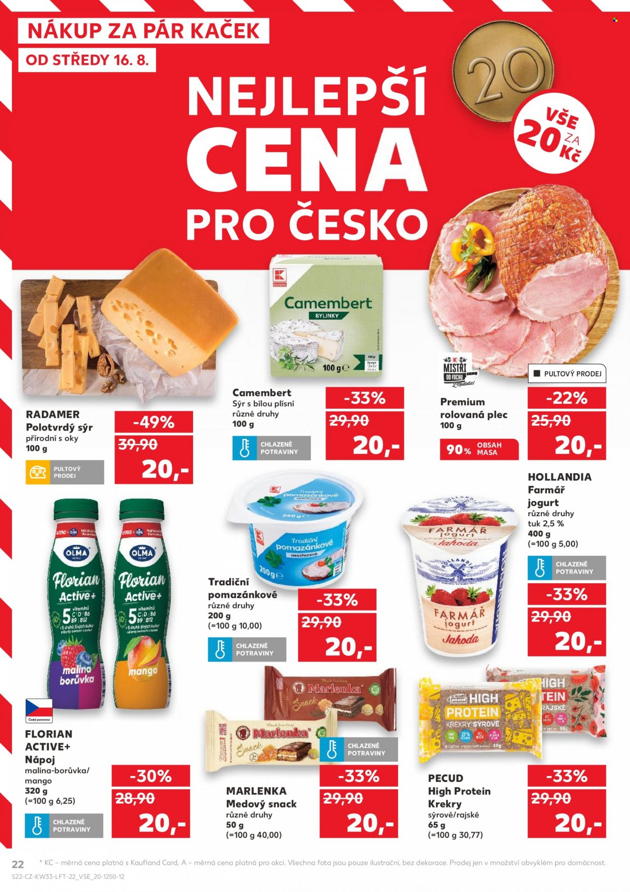 Leták Kaufland - 16.8.2023 - 22.8.2023. Strana 22