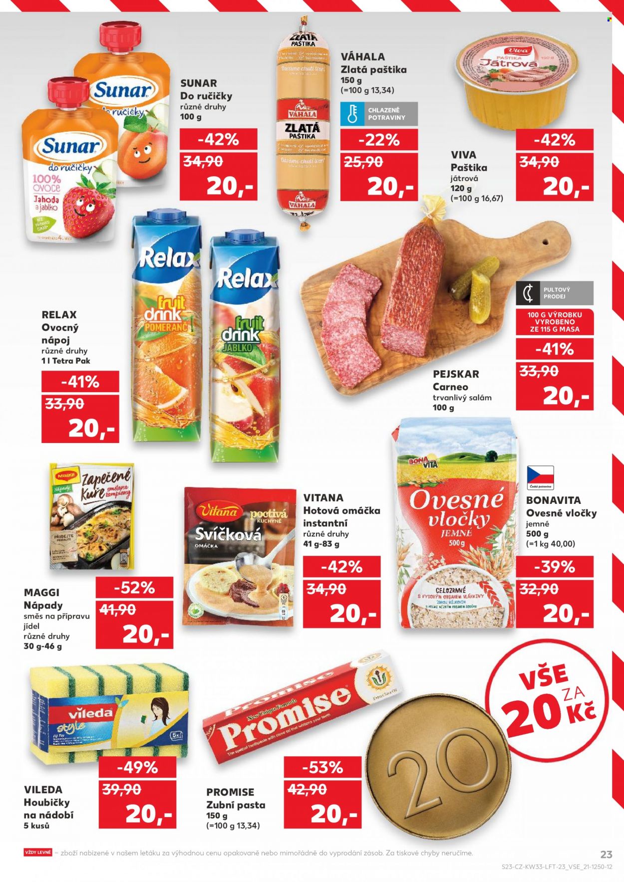 Leták Kaufland - 16.8.2023 - 22.8.2023. Strana 23