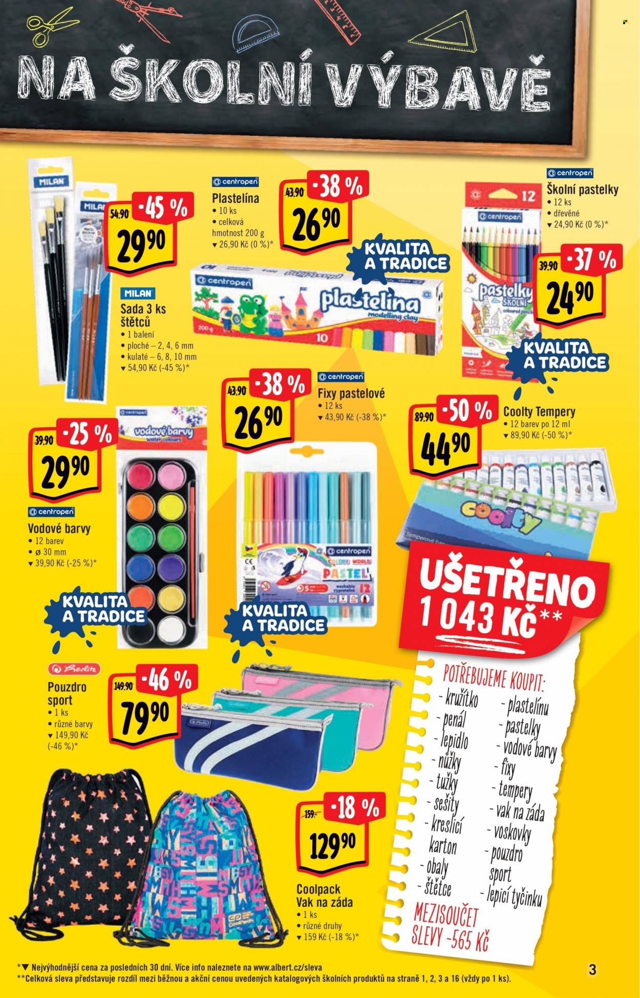 Leták Albert Hypermarket - 16.8.2023 - 5.9.2023. Strana 3