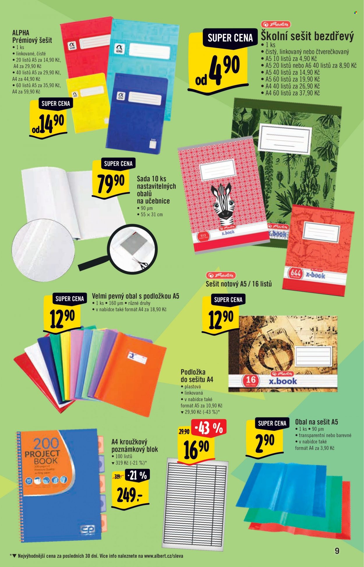 Leták Albert Hypermarket - 16.8.2023 - 5.9.2023. Strana 9