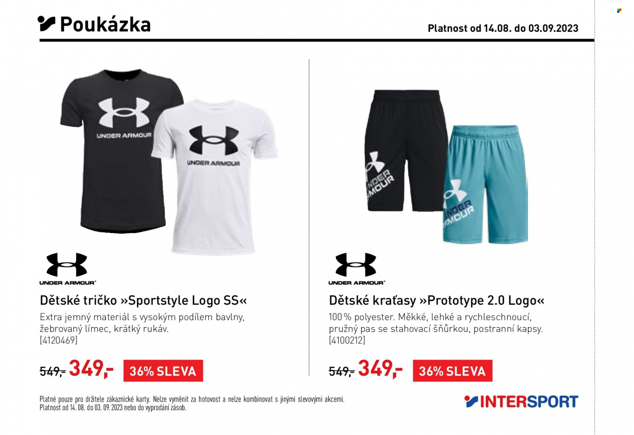 Leták INTERSPORT - 14.8.2023 - 3.9.2023. Strana 10