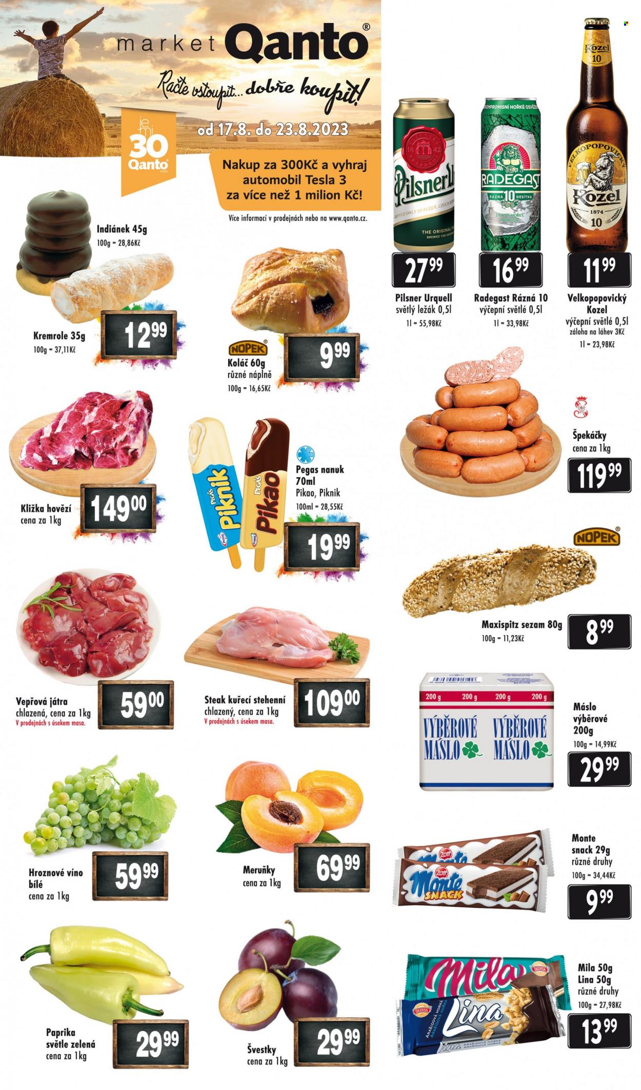 Leták Qanto market - 17.8.2023 - 23.8.2023. Strana 1