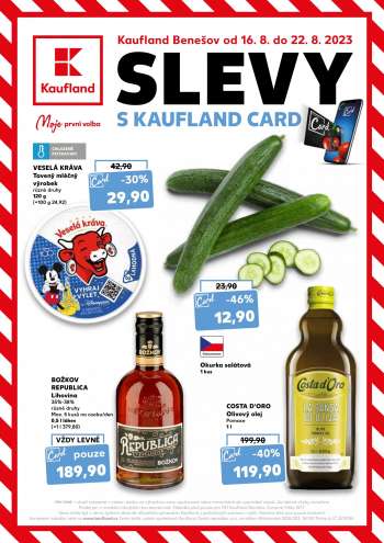 Leták Kaufland - 16.8.2023 - 22.8.2023.