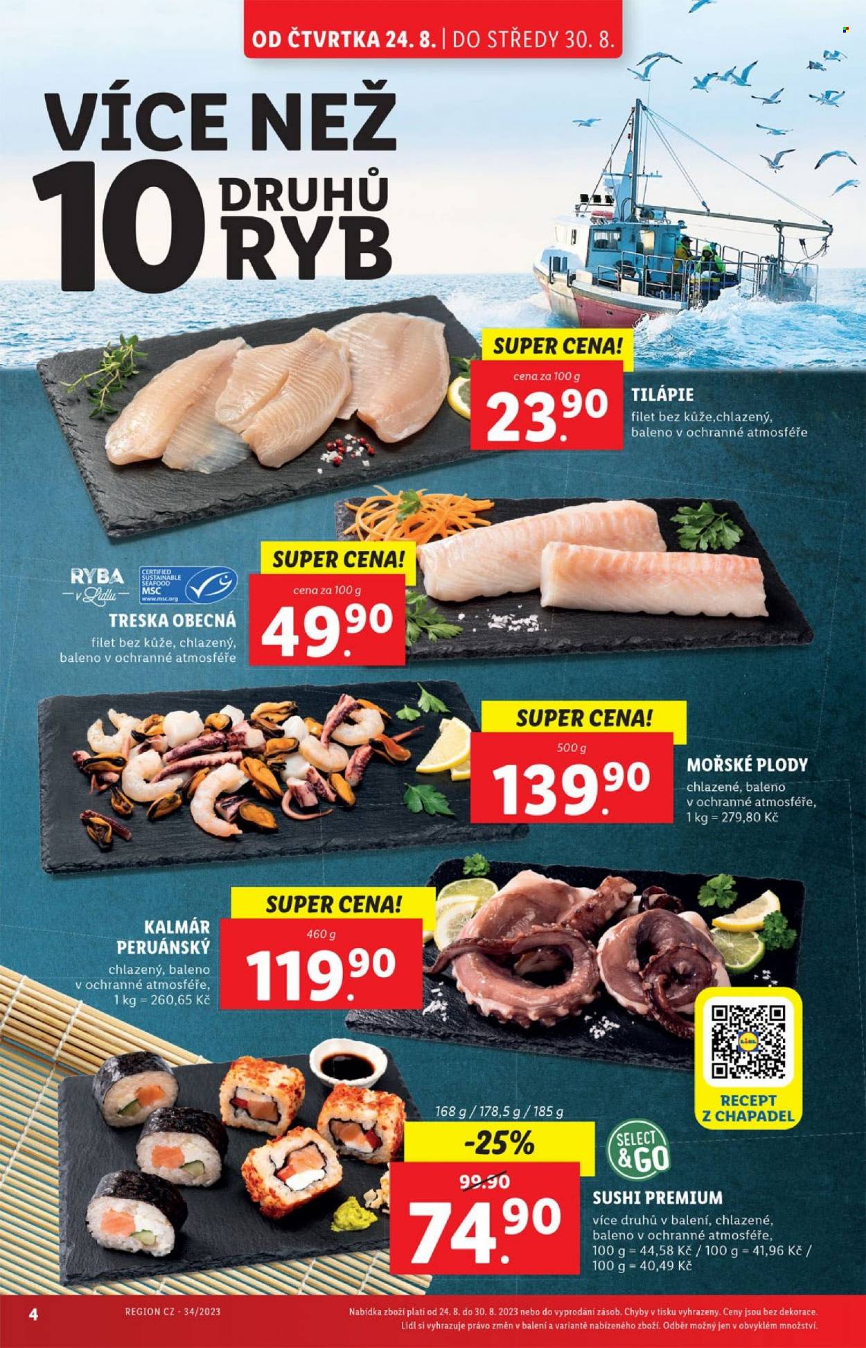 Leták Lidl - 24.8.2023 - 27.8.2023. Strana 4