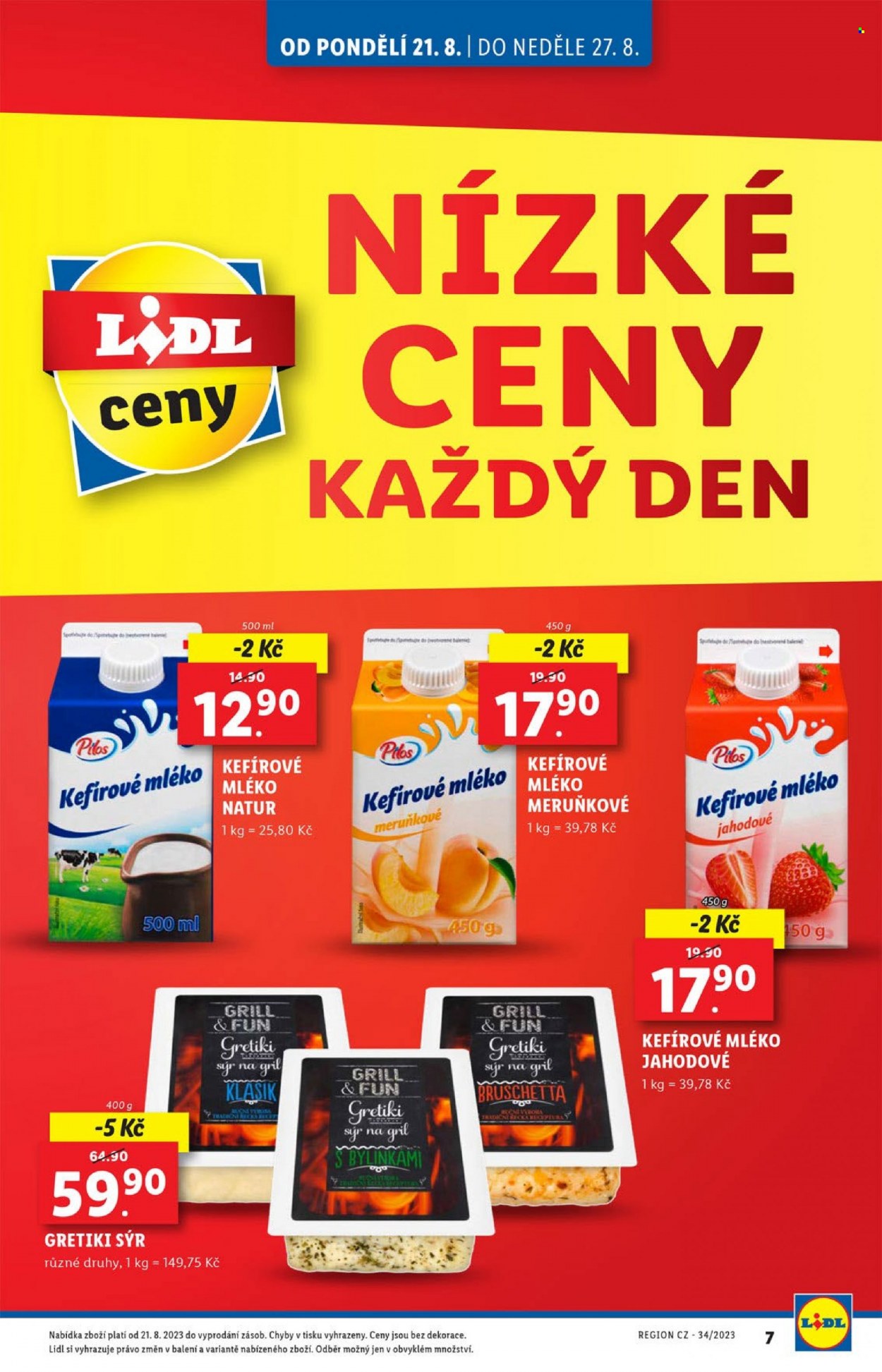 Leták Lidl - 21.8.2023 - 27.8.2023. Strana 7