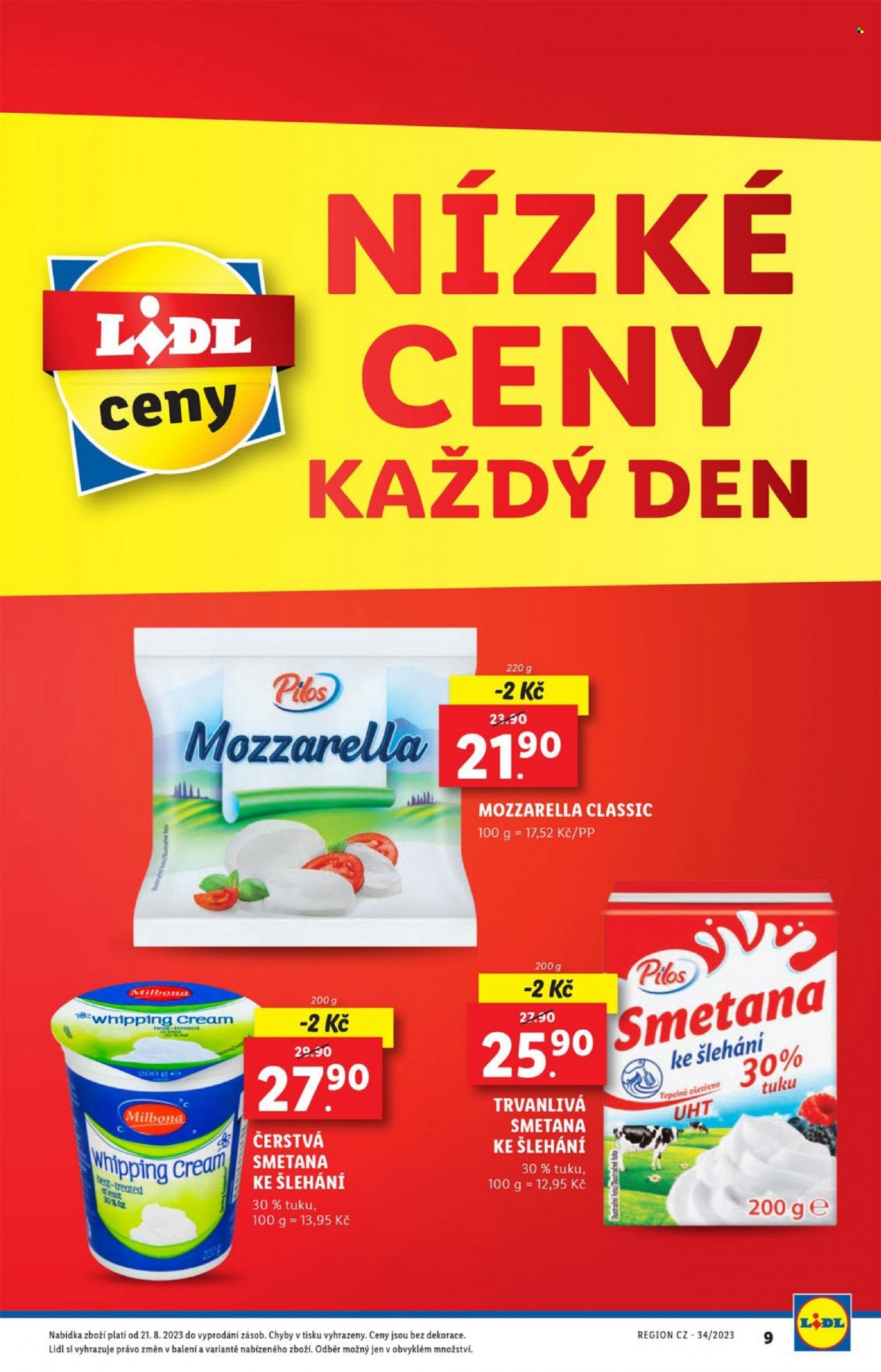 Leták Lidl - 21.8.2023 - 27.8.2023. Strana 9