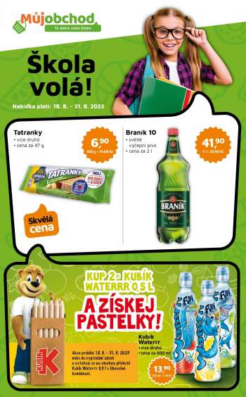 Leták Můj obchod - 18.8.2023 - 31.8.2023.