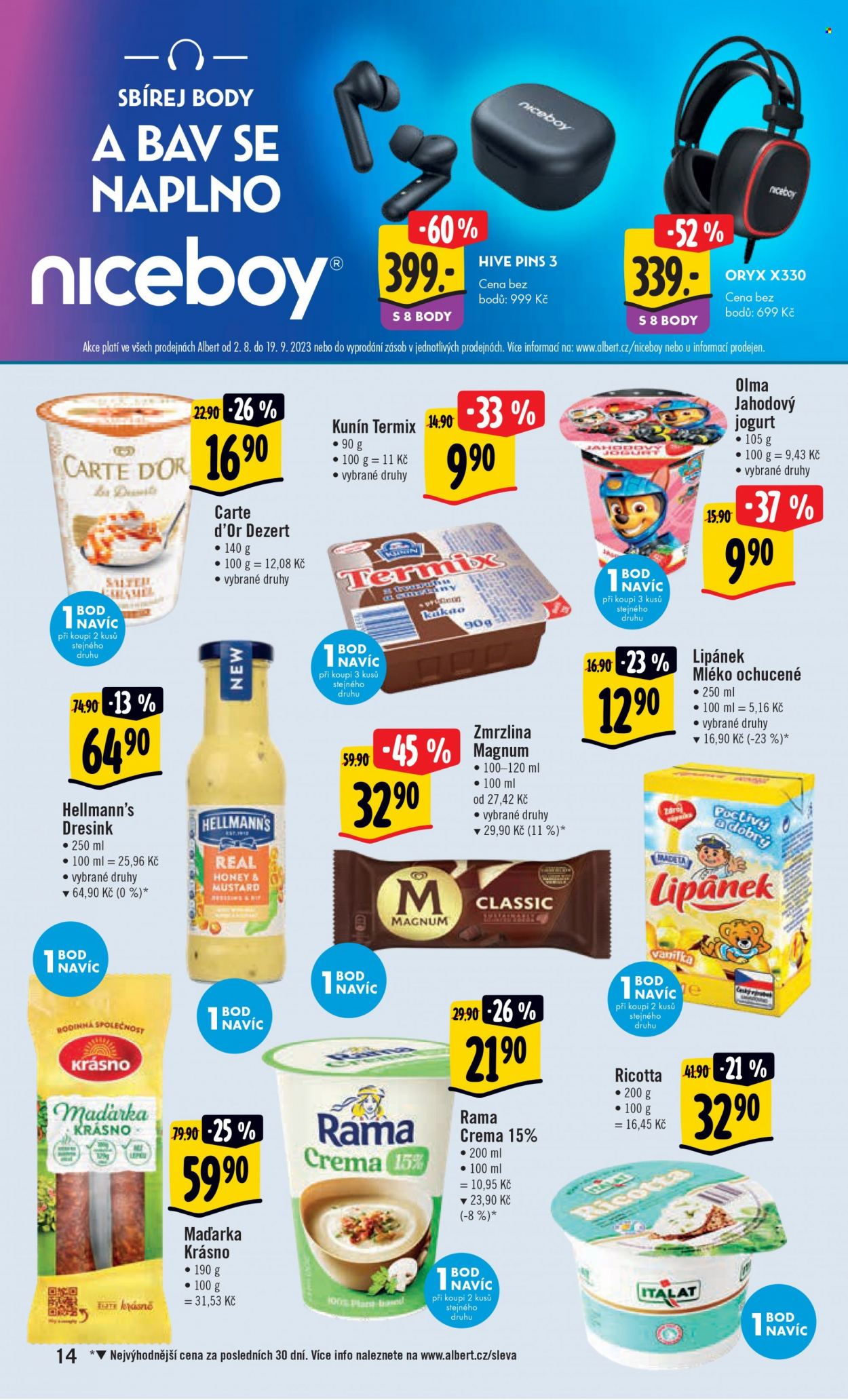 Leták Albert Hypermarket - 23.8.2023 - 29.8.2023. Strana 14