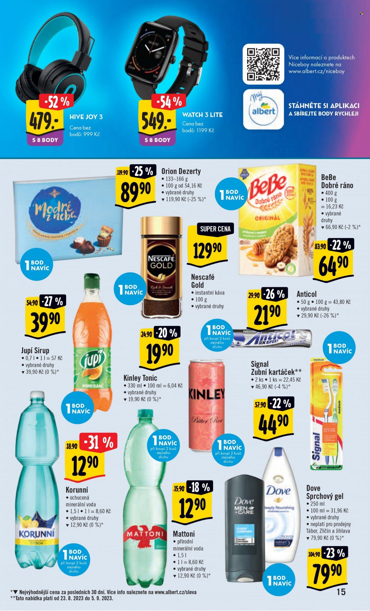 Leták Albert Hypermarket - 23.8.2023 - 29.8.2023. Strana 15