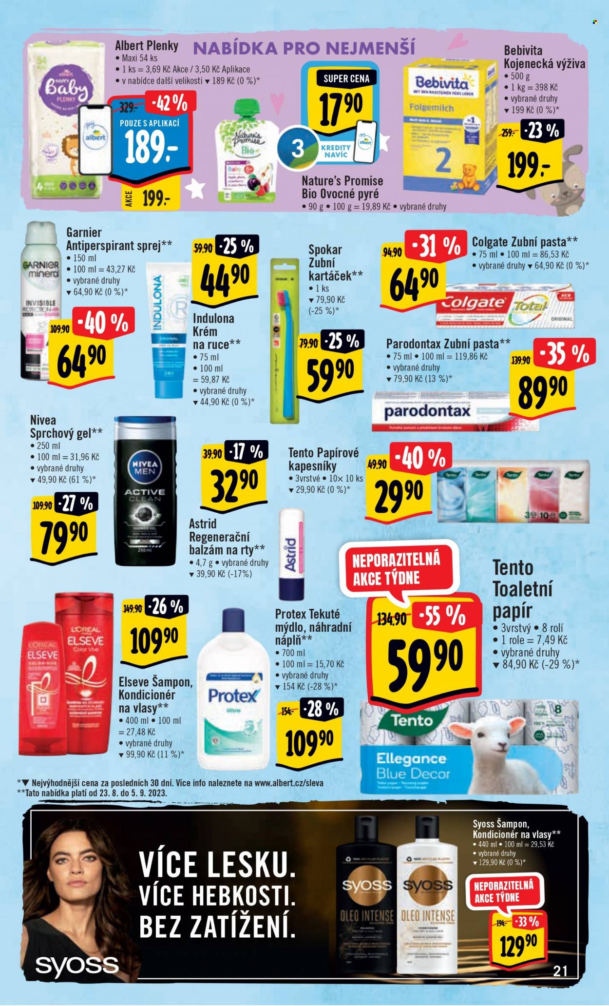 Leták Albert Hypermarket - 23.8.2023 - 29.8.2023. Strana 21