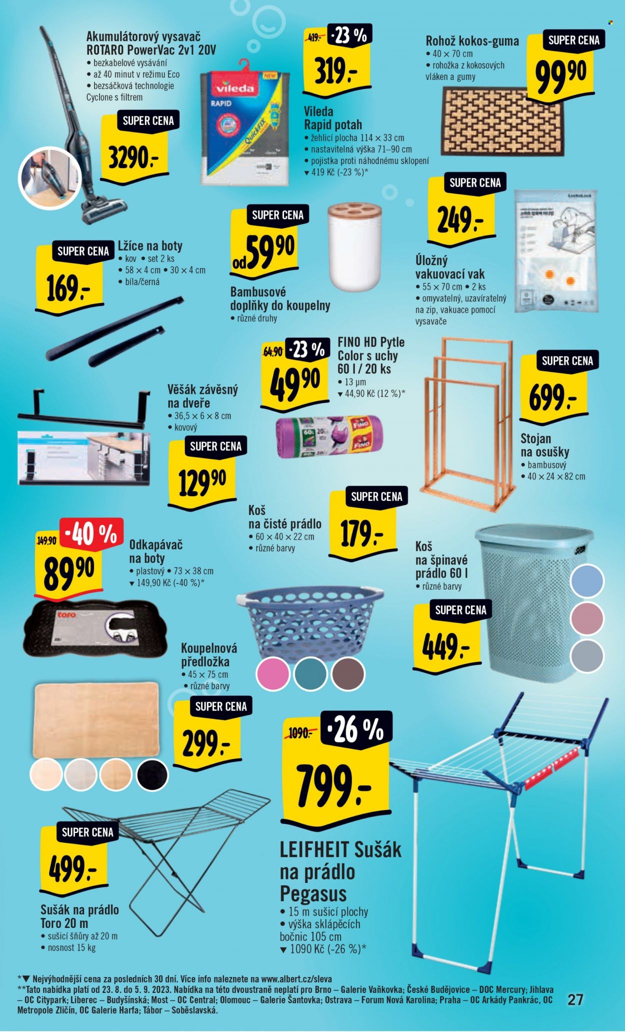 Leták Albert Hypermarket - 23.8.2023 - 29.8.2023. Strana 27