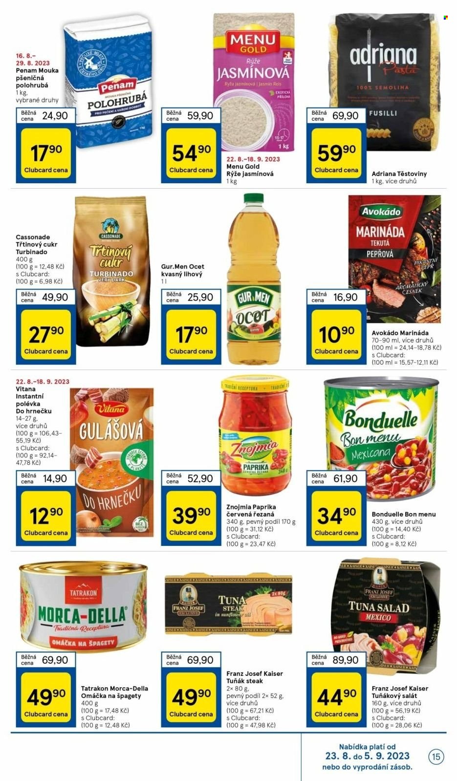 Leták TESCO - 23.8.2023 - 29.8.2023. Strana 15