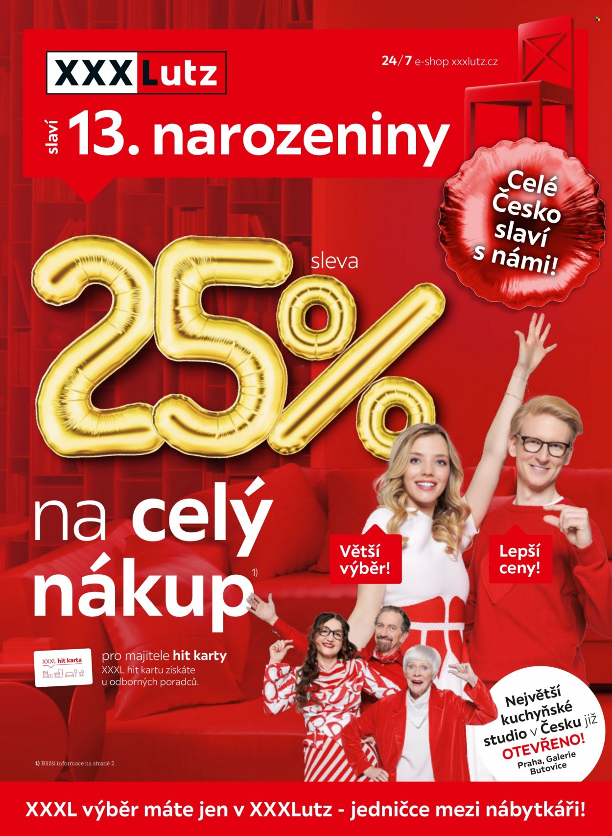 Leták XXXLutz - 21.8.2023 - 3.9.2023. Strana 1