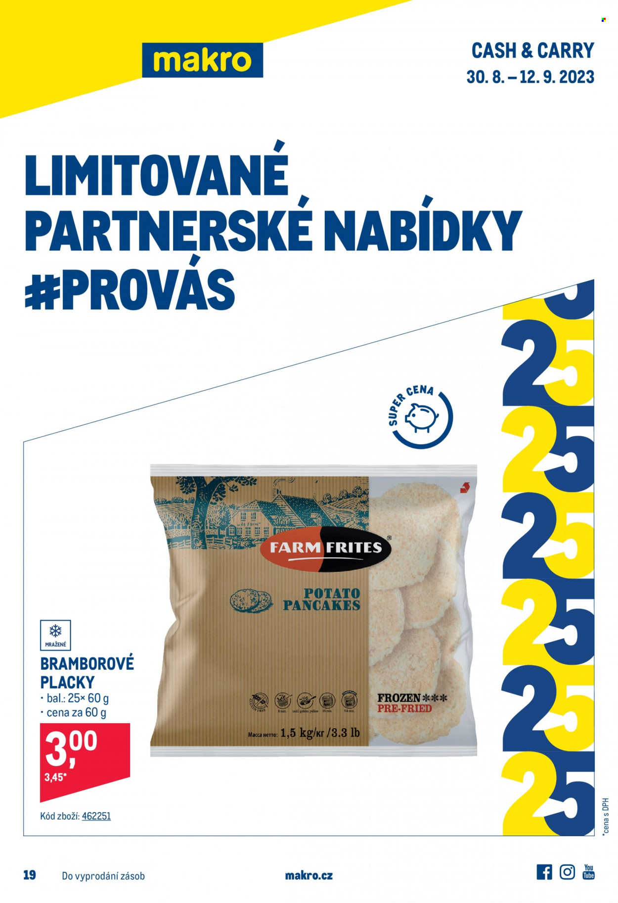 Leták MAKRO - 30.8.2023 - 12.9.2023. Strana 1