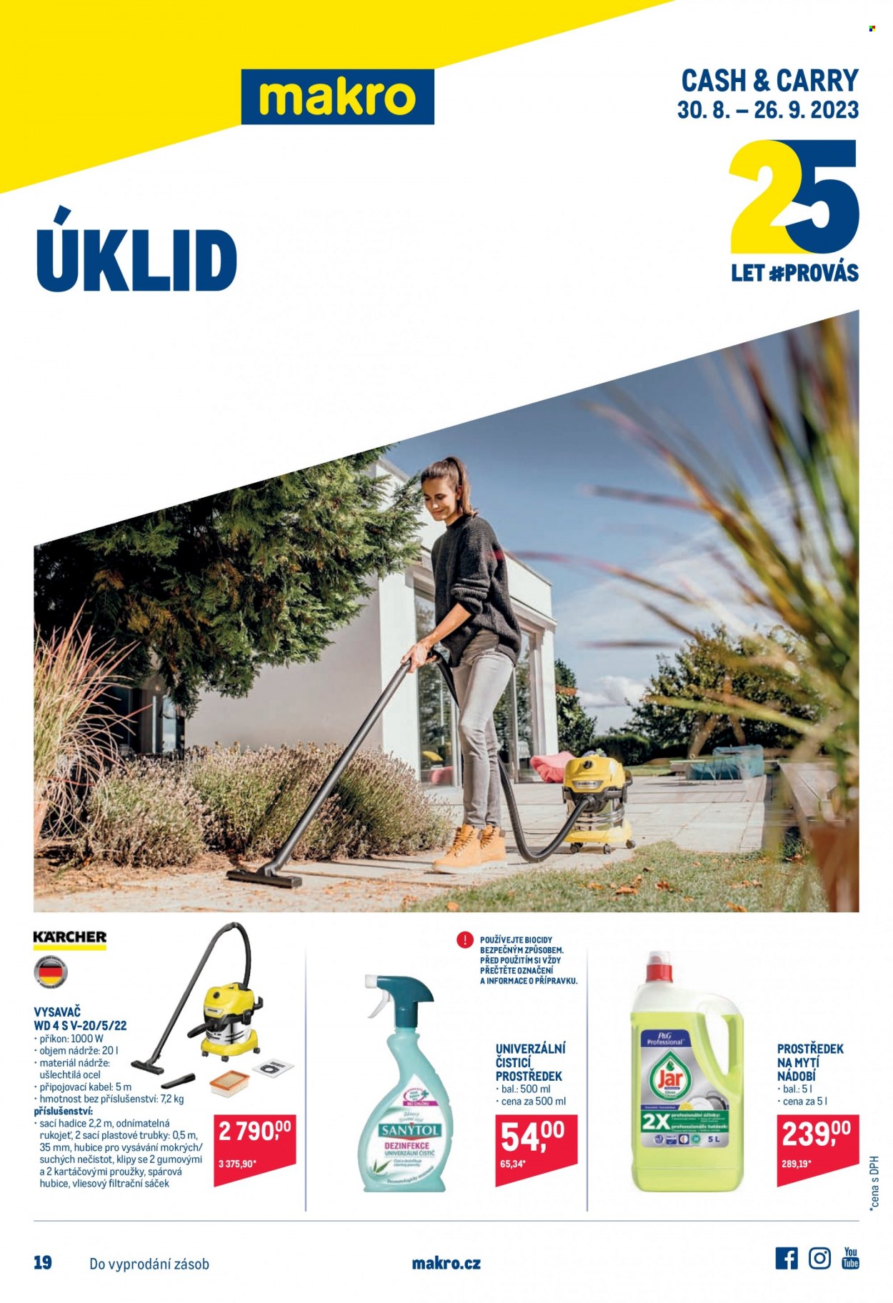 Leták MAKRO - 30.8.2023 - 26.9.2023. Strana 1