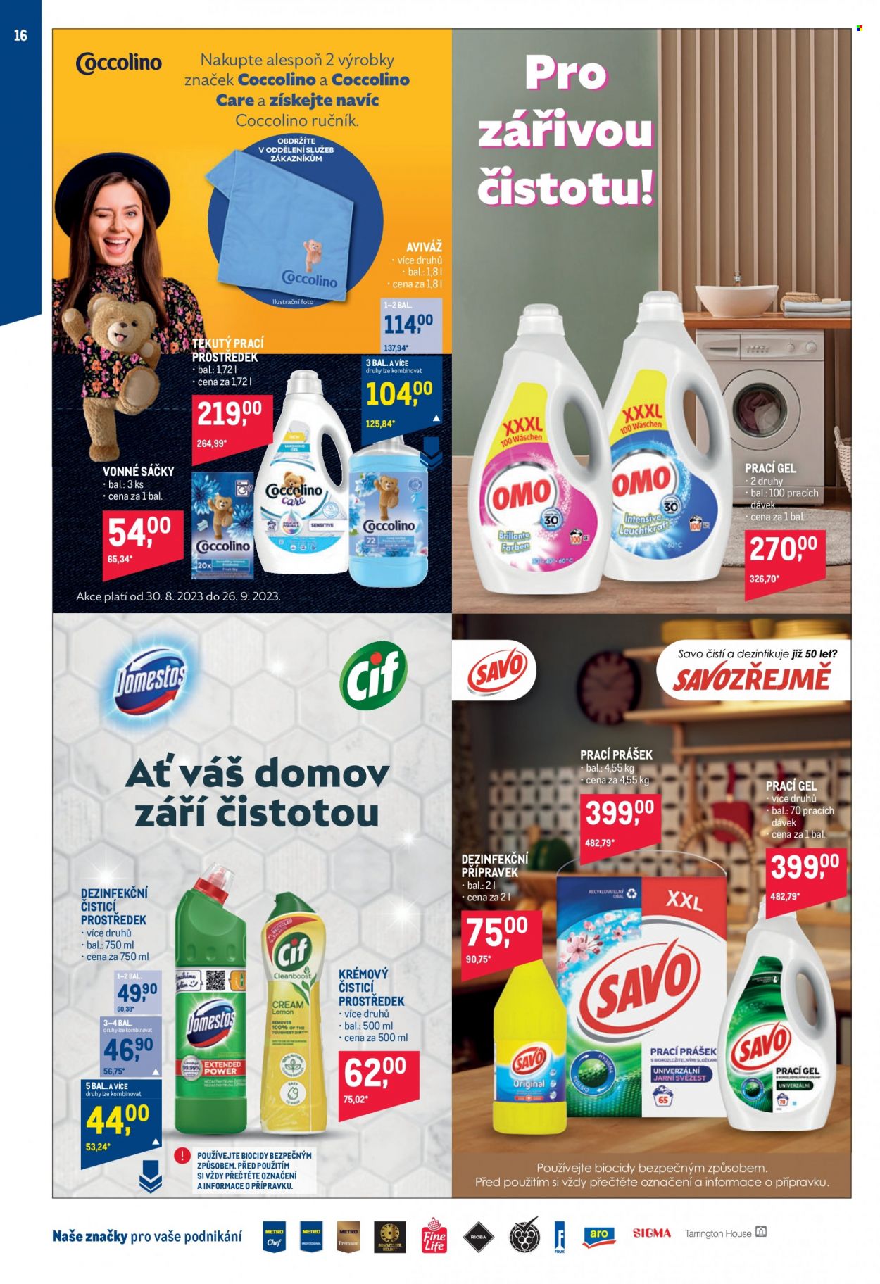 Leták MAKRO - 30.8.2023 - 26.9.2023. Strana 16