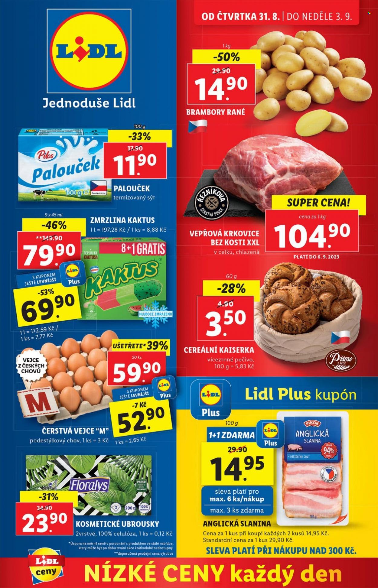 Leták Lidl - 31.8.2023 - 3.9.2023. Strana 1