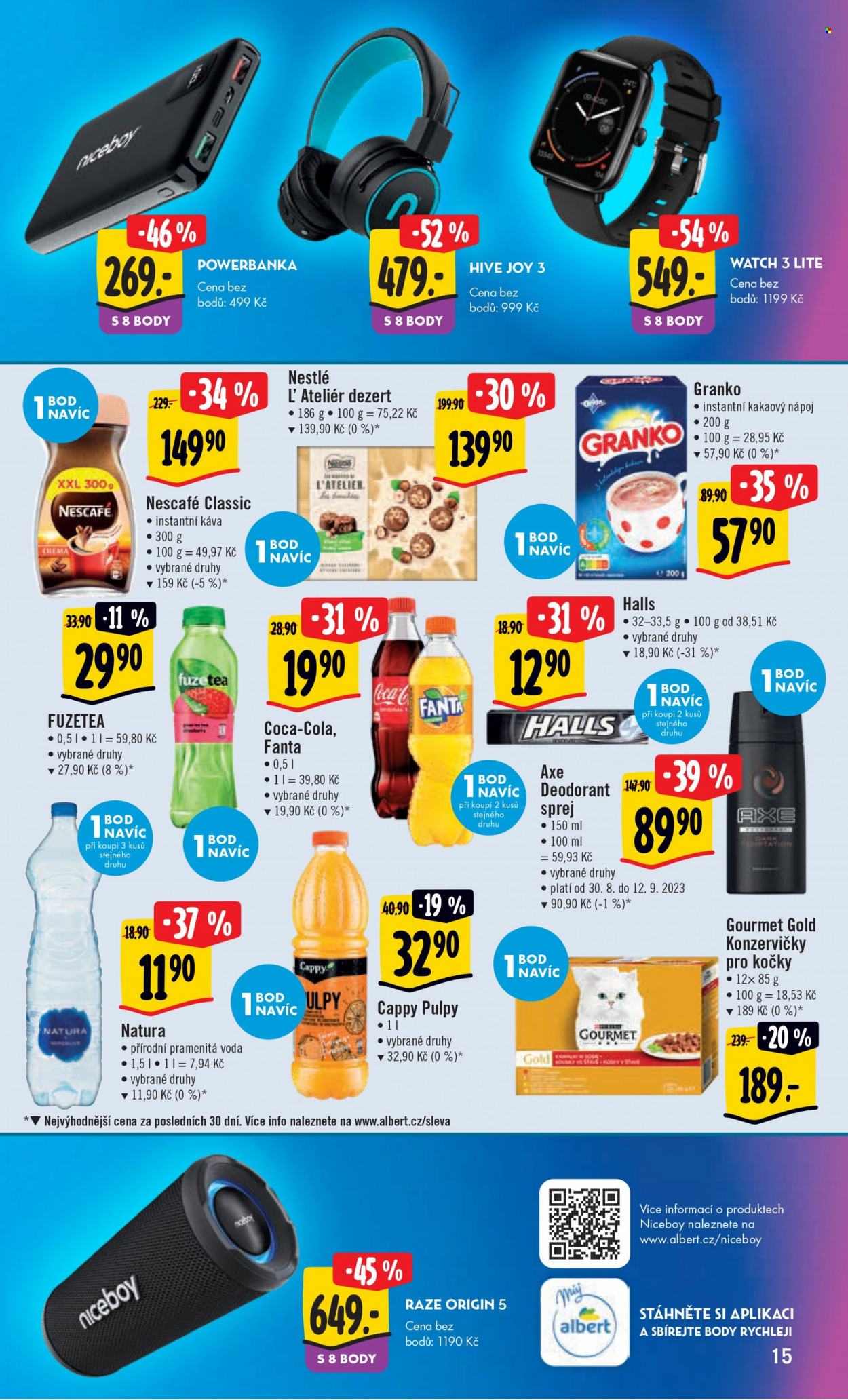 Leták Albert Hypermarket - 30.8.2023 - 5.9.2023. Strana 15