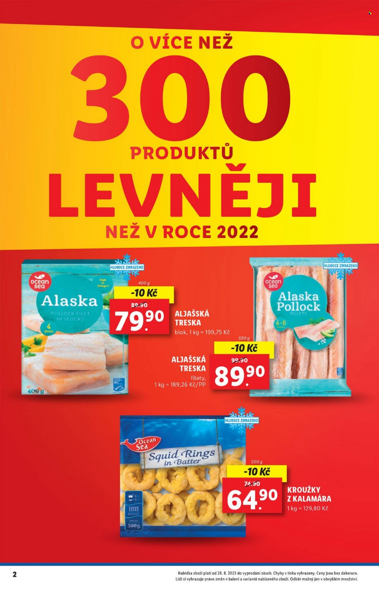 Leták Lidl. Strana 2