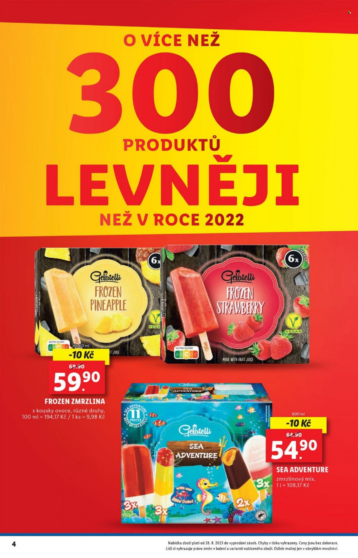 Leták Lidl. Strana 4