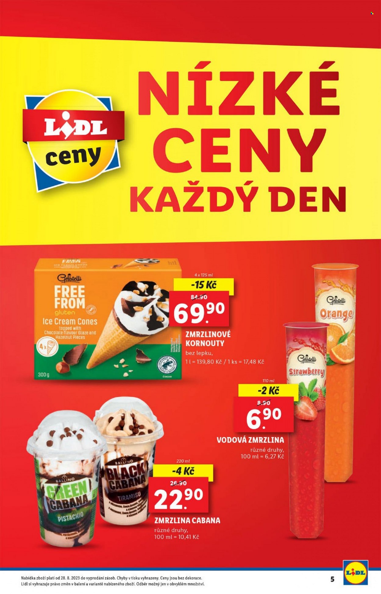 Leták Lidl. Strana 5