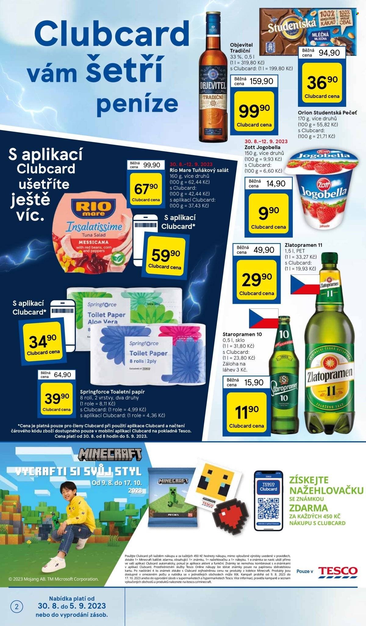 Leták TESCO supermarket - 30.8.2023 - 5.9.2023. Strana 2