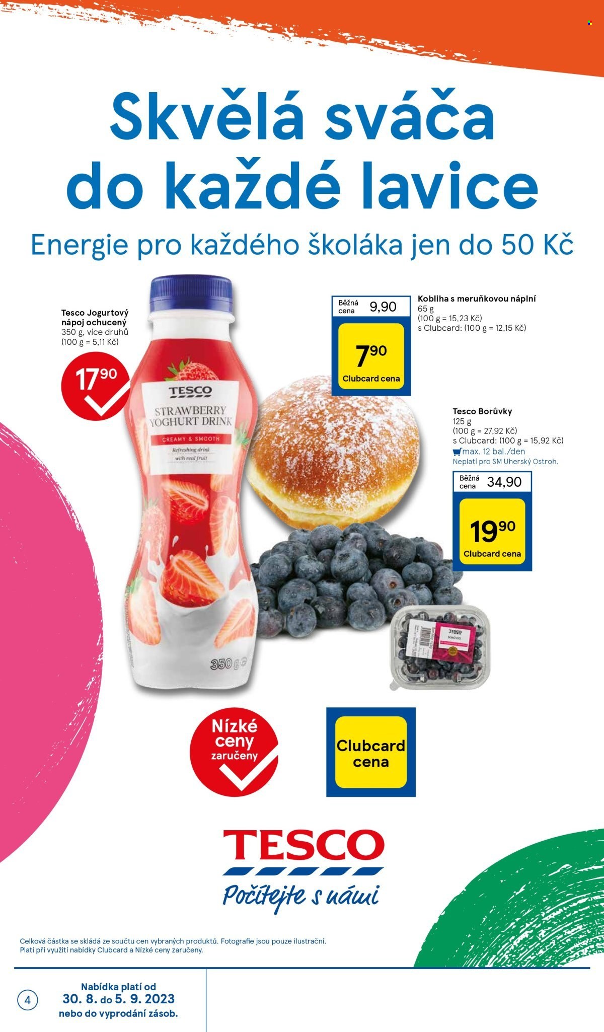 Leták TESCO supermarket - 30.8.2023 - 5.9.2023. Strana 4