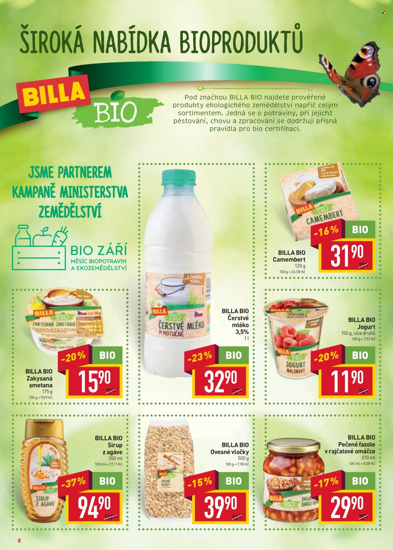 Leták BILLA - 30.8.2023 - 5.9.2023. Strana 8