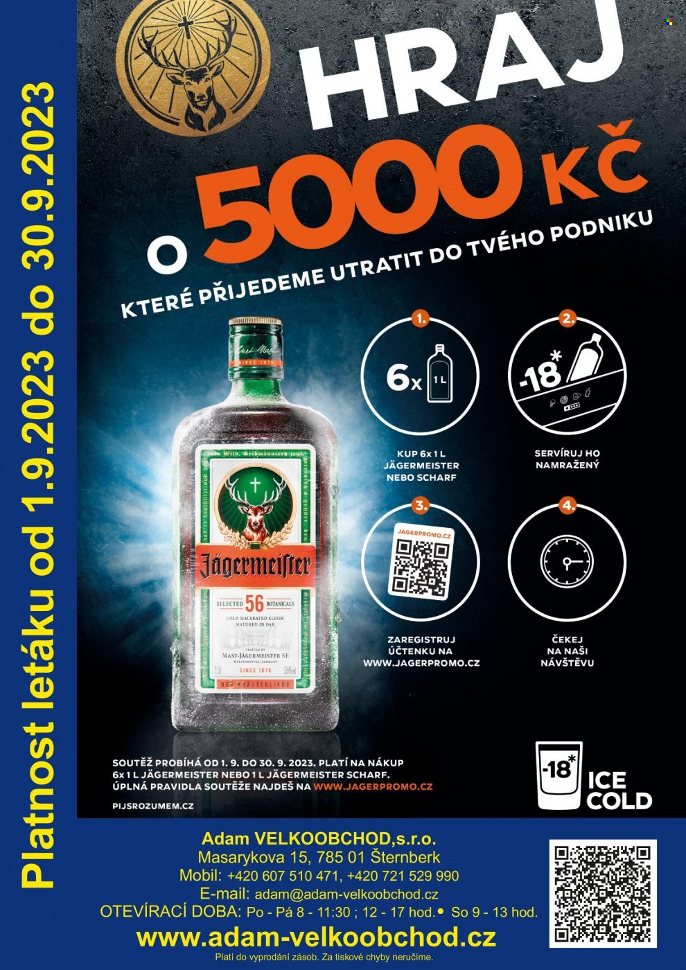 Leták Adam velkoobchod Šternberk - 1.9.2023 - 30.9.2023. Strana 63