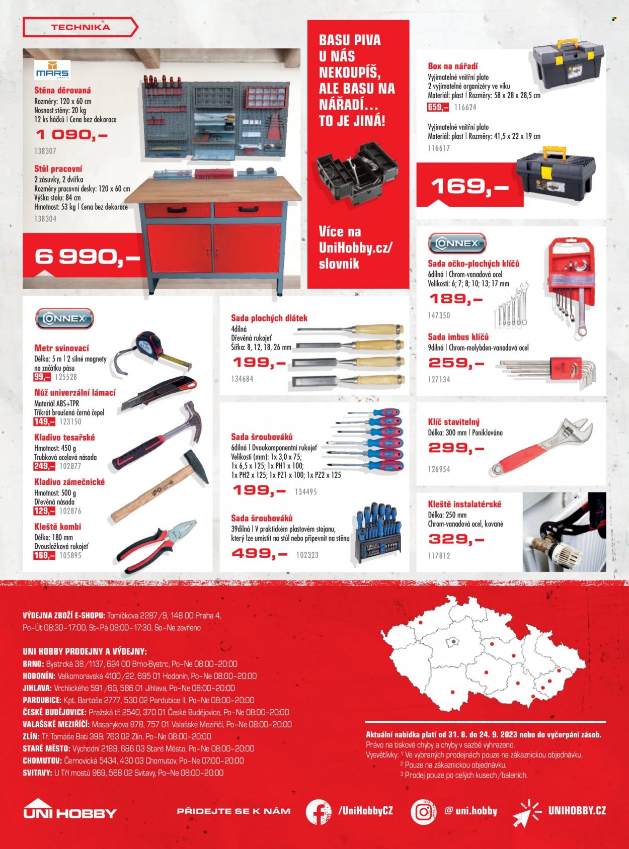 Leták UNI HOBBY - 31.8.2023 - 24.9.2023. Strana 32