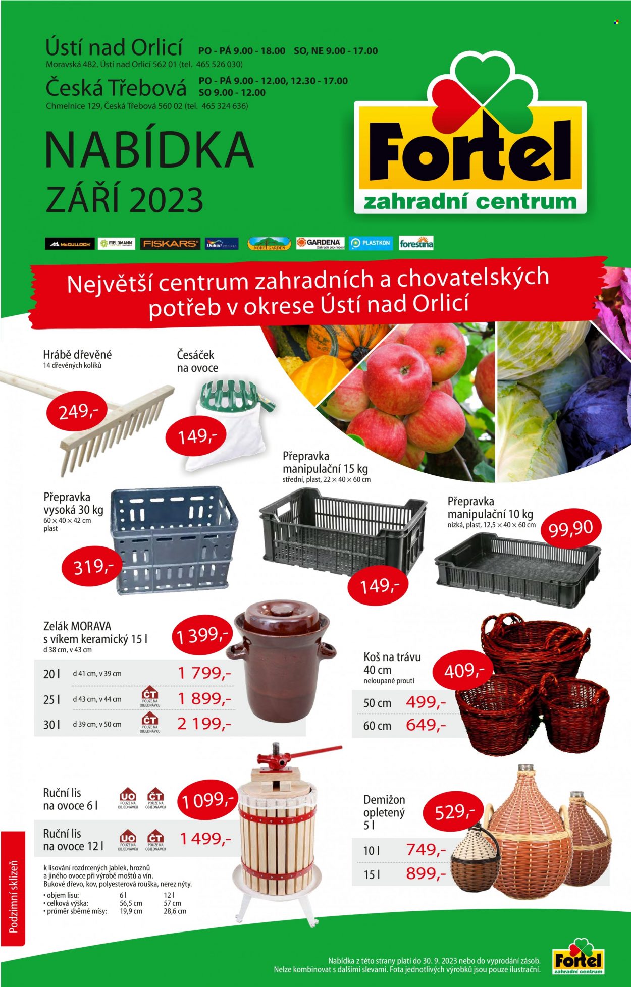 Leták Konzum - 1.9.2023 - 30.9.2023. Strana 1