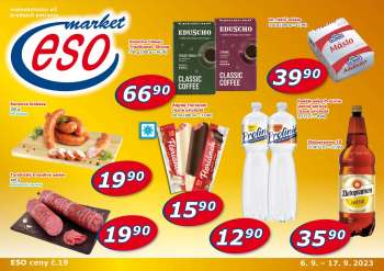Leták ESO MARKET - 6.9.2023 - 17.9.2023.