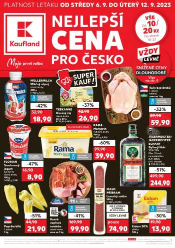 Leták Kaufland - 6.9.2023 - 12.9.2023.