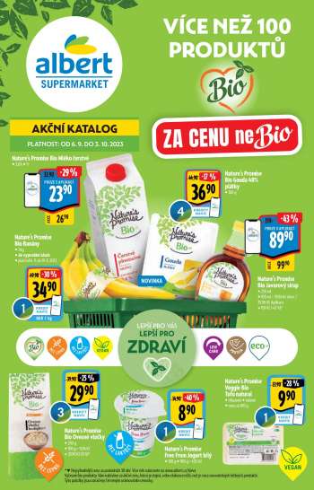 Leták Albert Supermarket - 6.9.2023 - 3.10.2023.