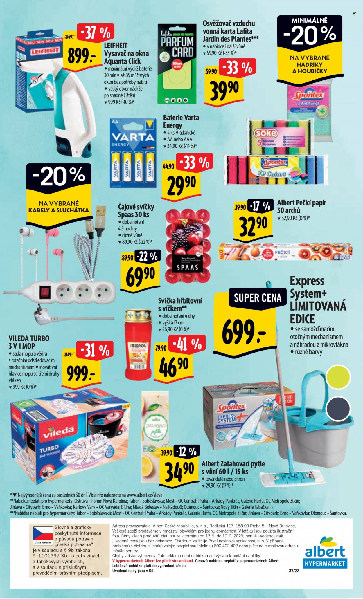 Leták Albert Hypermarket - 13.9.2023 - 19.9.2023. Strana 34
