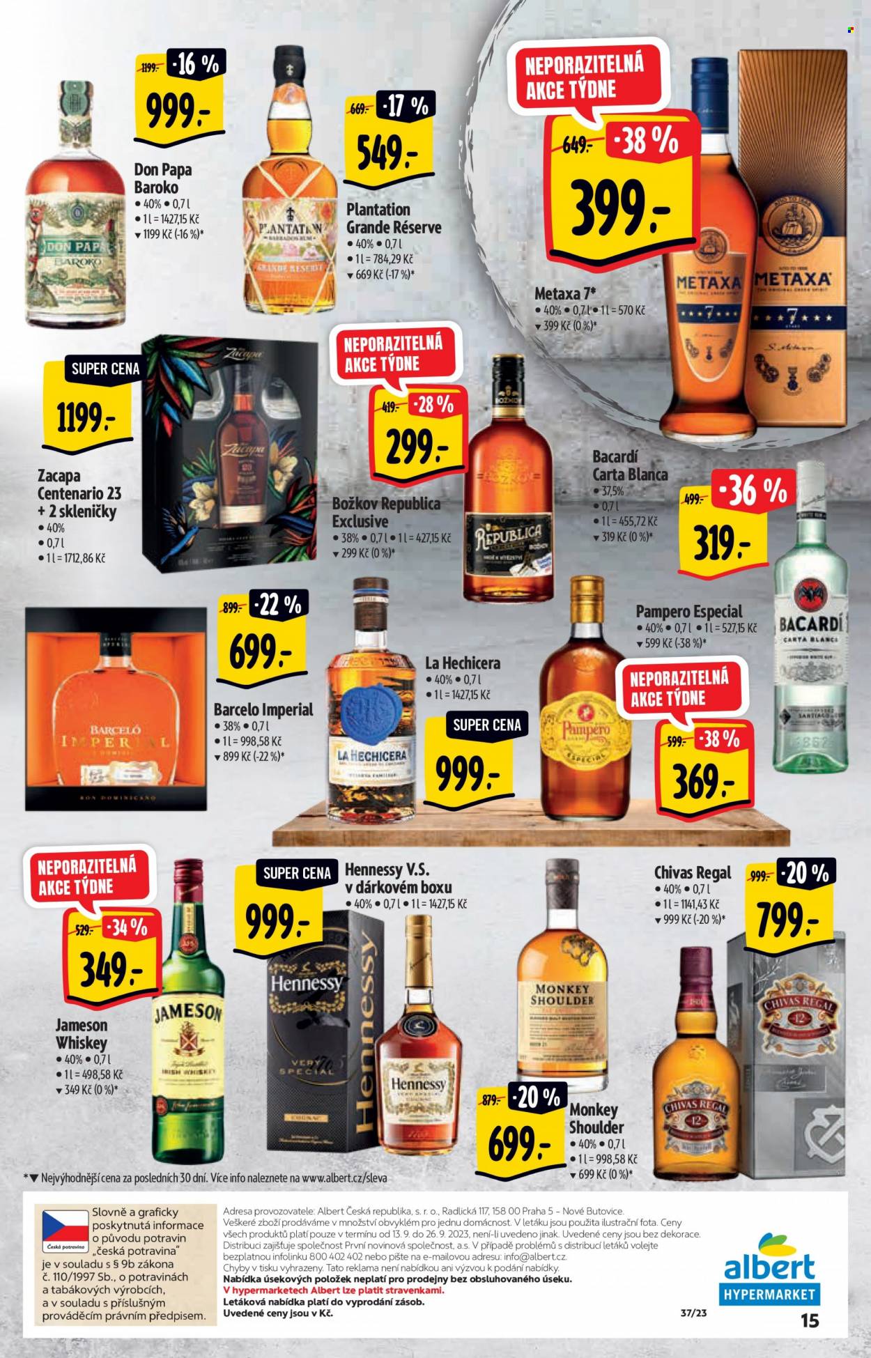 Leták Albert Hypermarket - 13.9.2023 - 26.9.2023. Strana 15