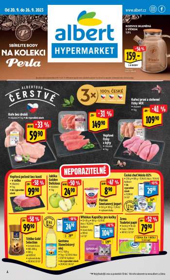 Leták Albert Hypermarket - 20.9.2023 - 26.9.2023.