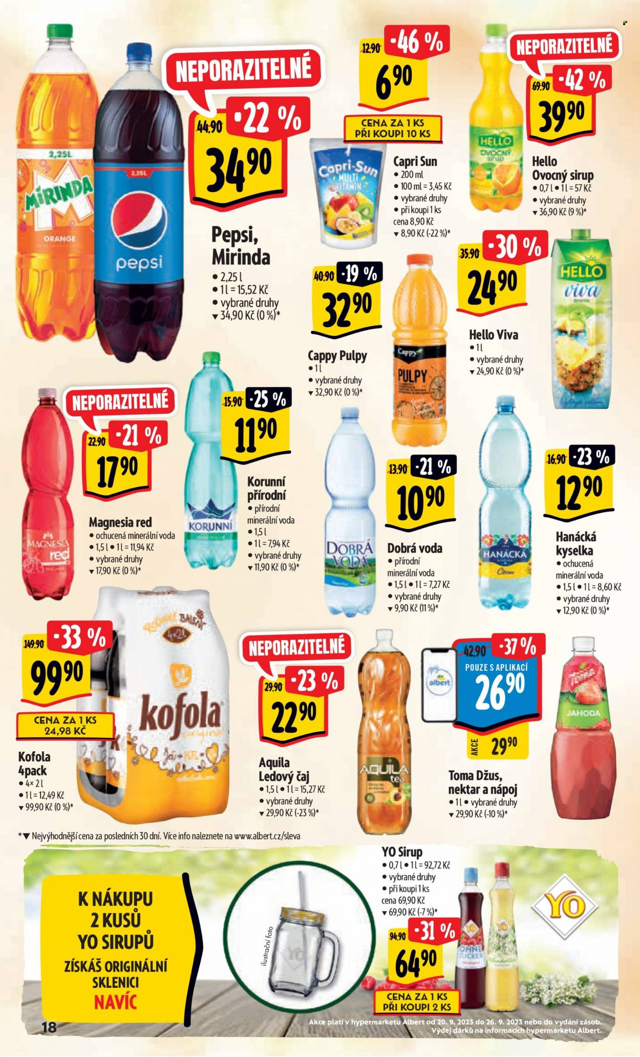 Leták Albert Hypermarket - 20.9.2023 - 26.9.2023. Strana 18