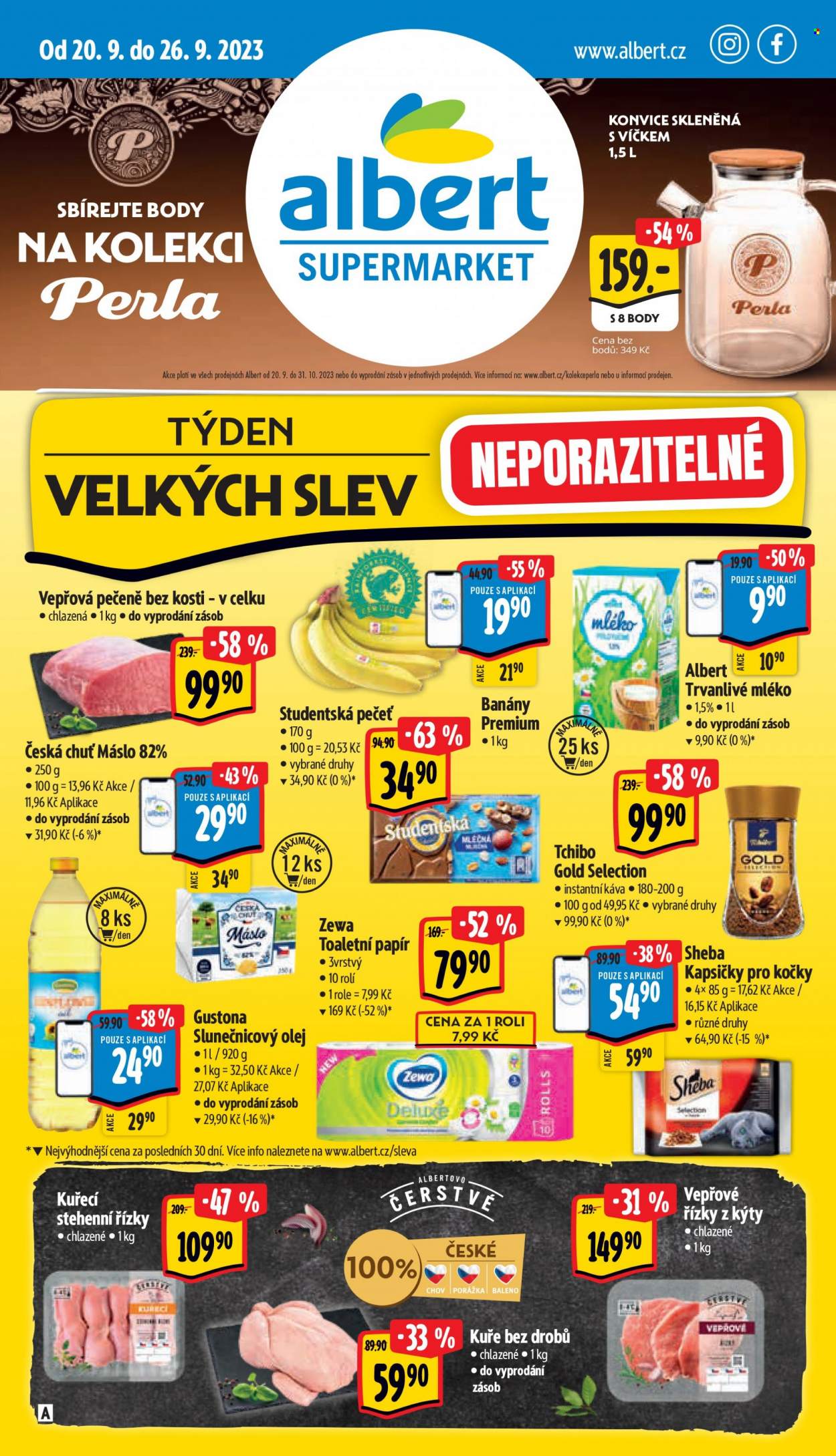 Leták Albert Supermarket - 20.9.2023 - 26.9.2023. Strana 1