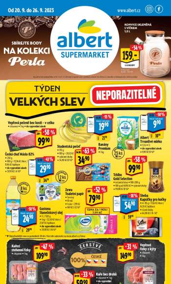 Leták Albert Supermarket - 20.9.2023 - 26.9.2023.