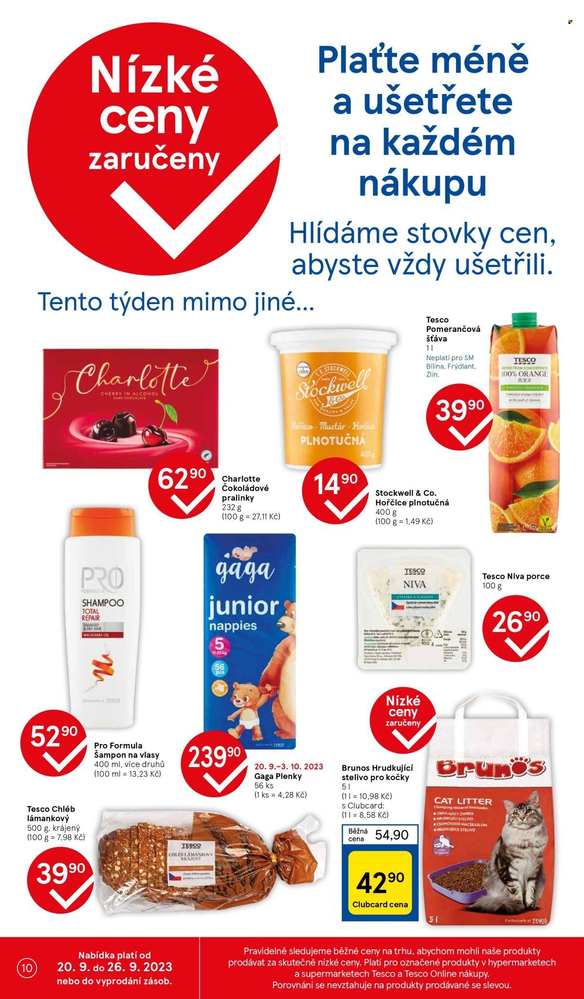 Leták TESCO supermarket - 20.9.2023 - 26.9.2023. Strana 10