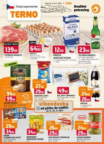 Leták coop TERNO - 20.9.2023 - 26.9.2023.