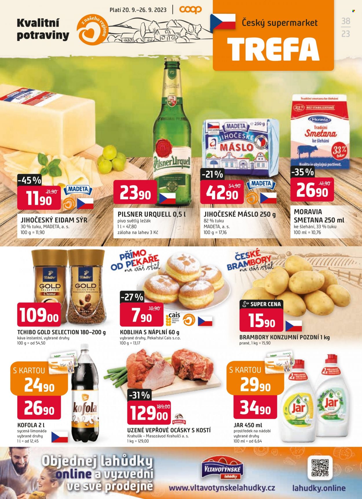 Leták TREFA coop - 20.9.2023 - 26.9.2023. Strana 1