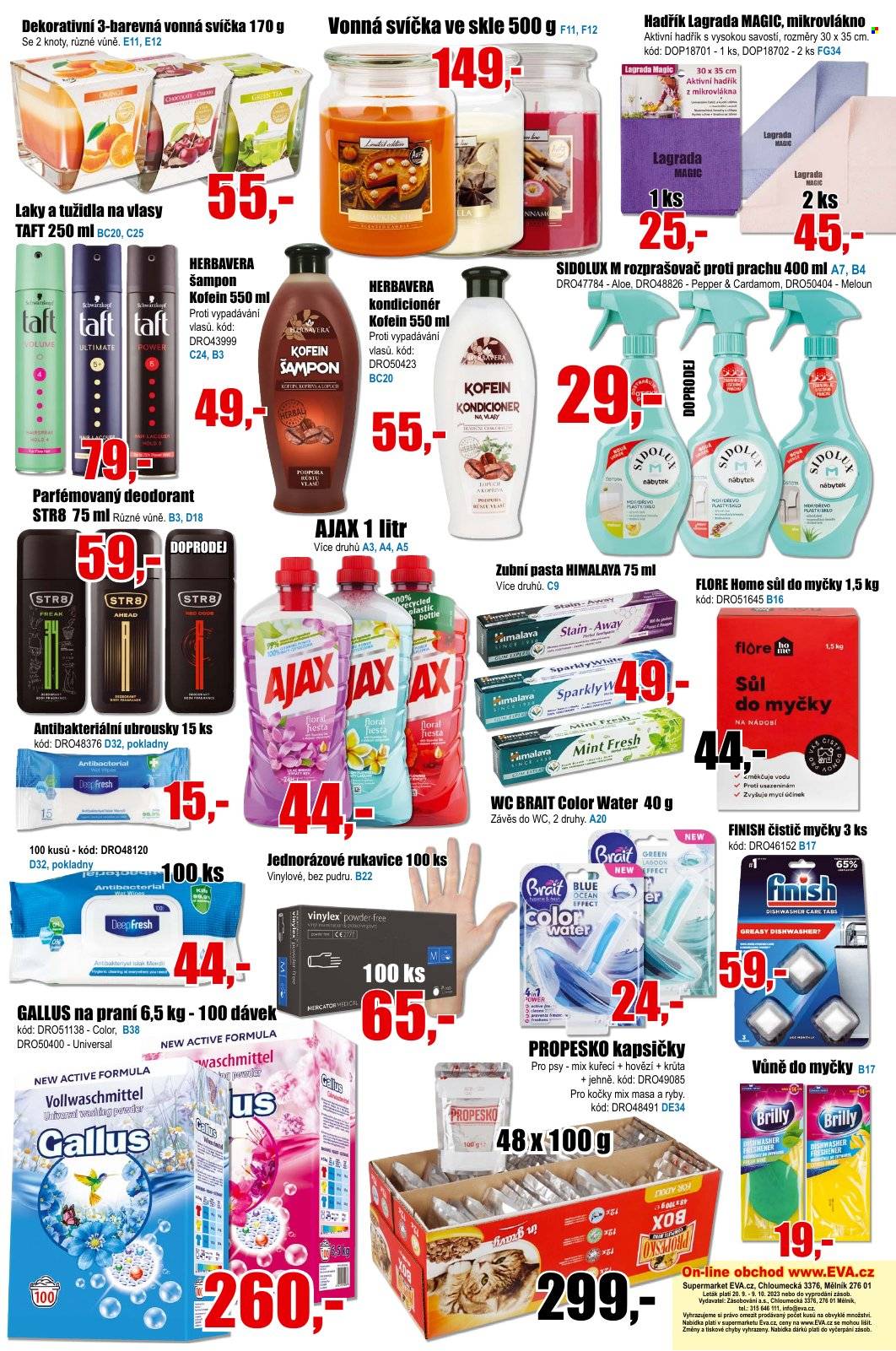 Leták EVA supermarket - 20.9.2023 - 9.10.2023. Strana 6