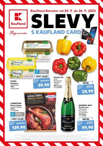 Leták Kaufland - 20.9.2023 - 26.9.2023.