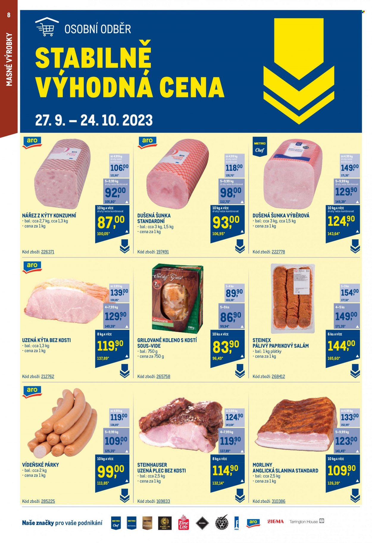 Leták MAKRO - 27.9.2023 - 10.10.2023. Strana 8