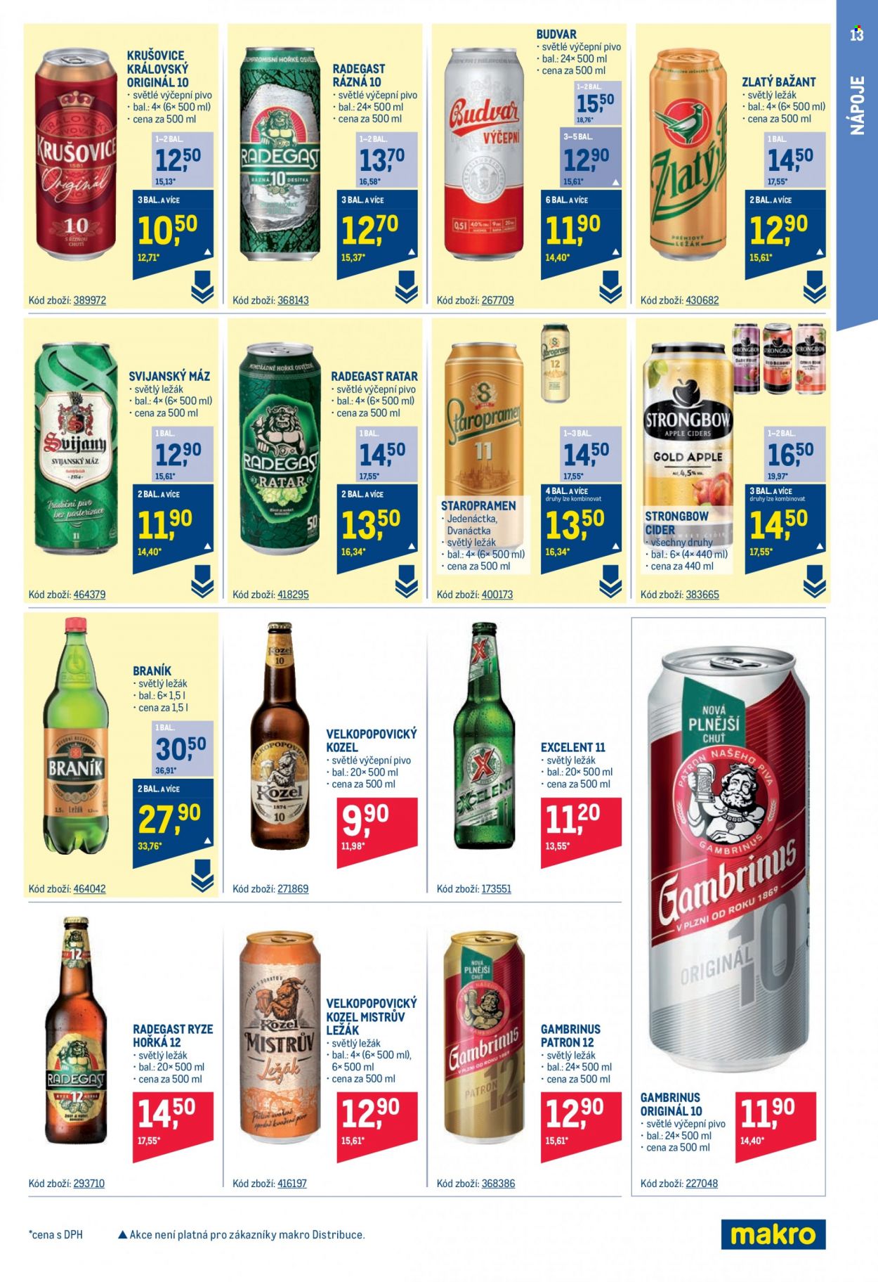 Leták MAKRO - 27.9.2023 - 10.10.2023. Strana 13