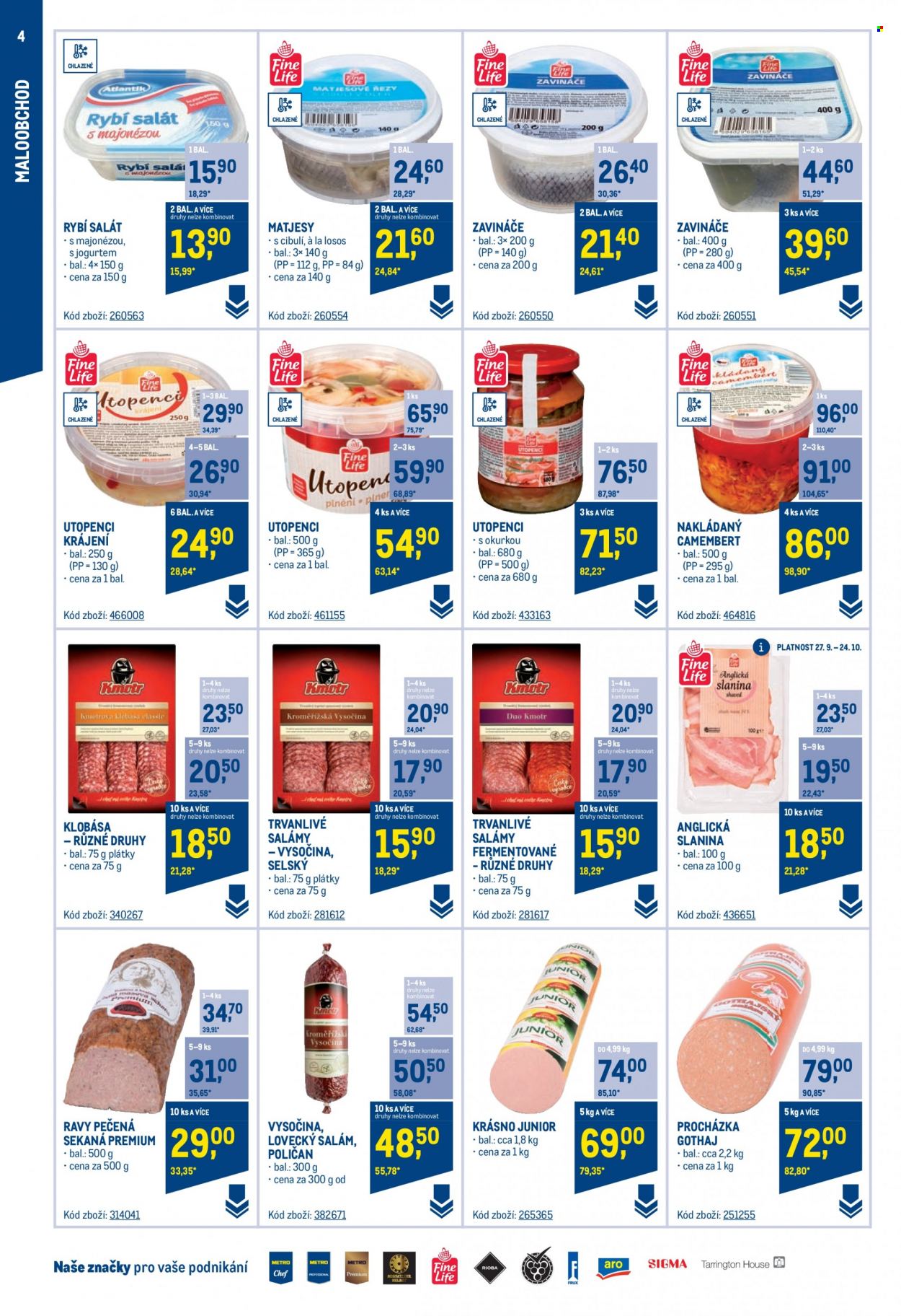 Leták MAKRO - 27.9.2023 - 21.11.2023. Strana 4