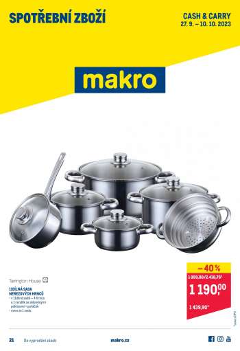 Leták MAKRO - 27.9.2023 - 10.10.2023.