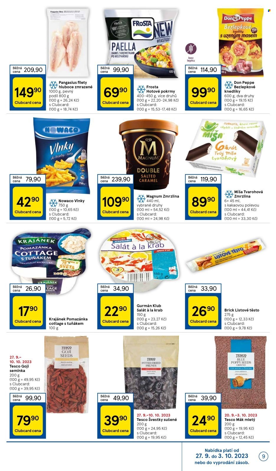 Leták TESCO - 27.9.2023 - 3.10.2023. Strana 9